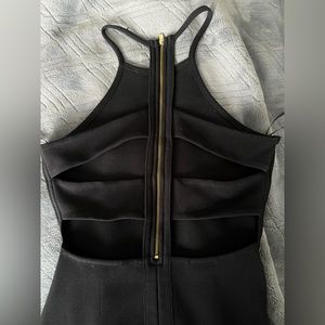 Express cut out body on dress